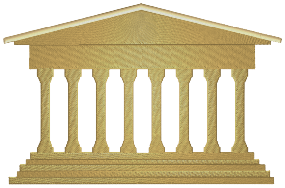 Ancient Greek Temple: A Designer’s Stitch Test