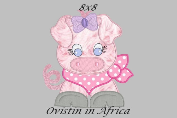 Cool Baby Piglet Large: Applique Design Review