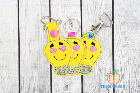 Light Cartoon ITH Key Fob Pattern Review