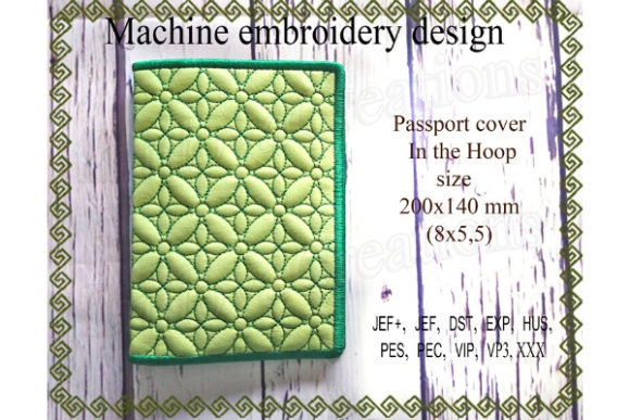 Passport Cover: An Embroidery Design Review