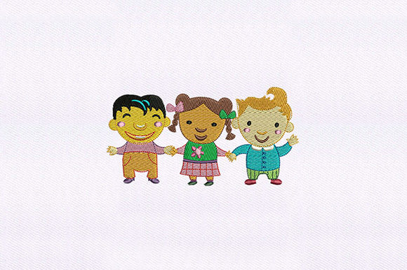 Playing Kids: Embroidery Design for Boutique Apparel