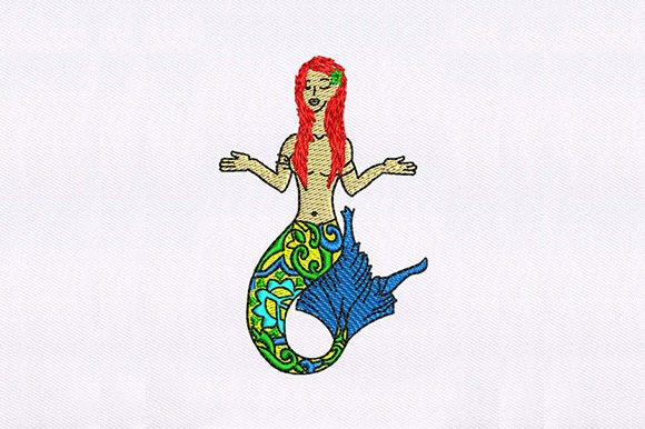 Refreshing Mermaid: An Embroidery Design Review