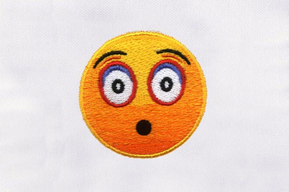 Shocked Emoji Face: An Embroidery Design Review