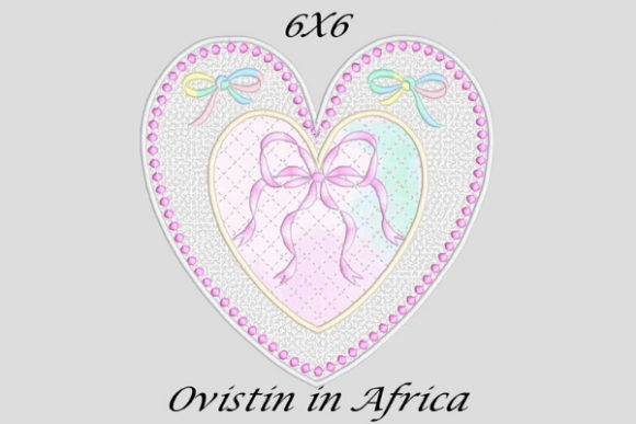 Stylish Applique Heart Coaster for Apparel