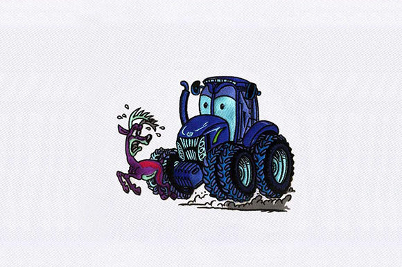 Tractor and Deer: A Boutique Apparel Embroidery Review